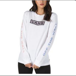 Vans New Flag Long Sleeve Boyfriend Tee